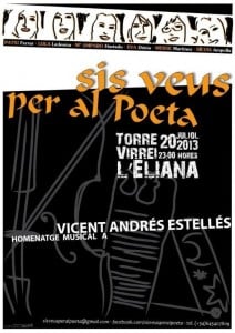 Sis veus per al poeta- cartel